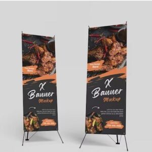 Х-баннер для выставок, торговых, бизнес центров